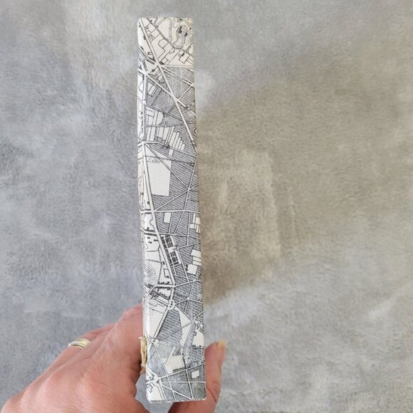 Paris France Birdseye Map Canvas Art Print Home Decor Gray Decorative S64E - Picture 8 of 8